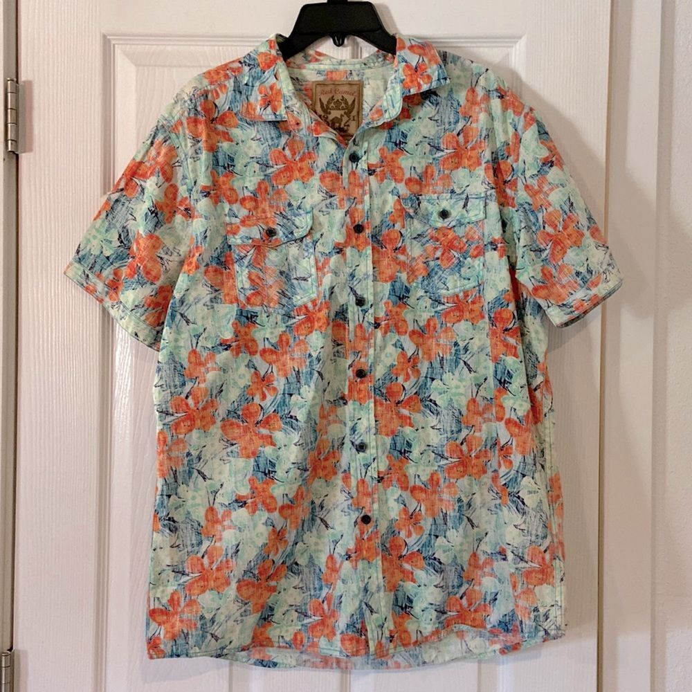 Red Camel 100% cotton Hawaiian shirt XL